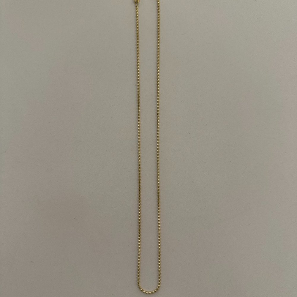 14k ball chain 16” necklace - Picture 3 of 6